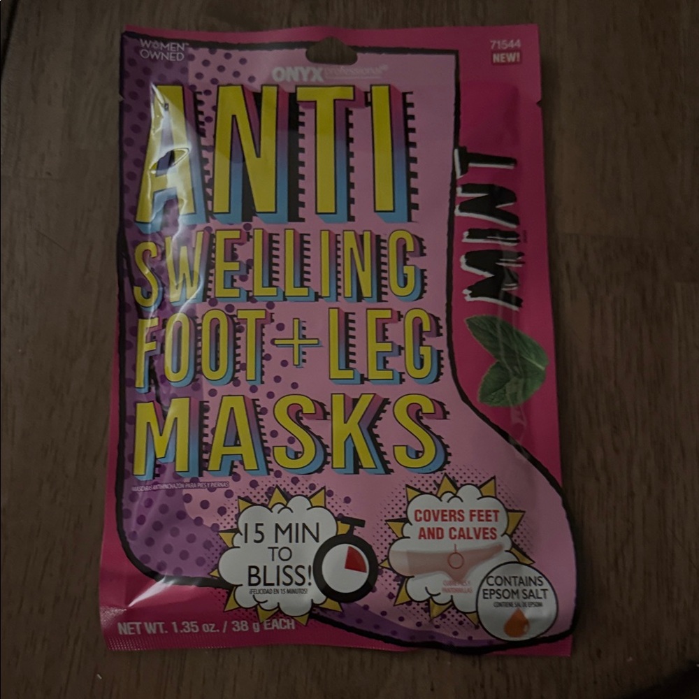 Onyx Pink Anti-Swelling Foot and Leg Masks